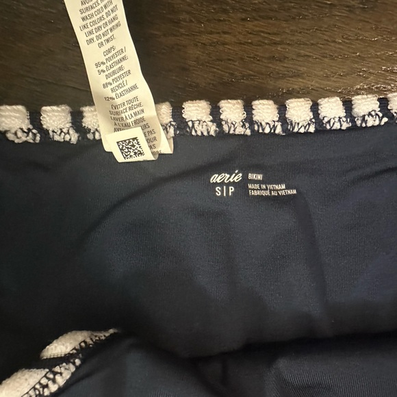 Aerie Striped Bikini Set, size small - Picture 5 of 5